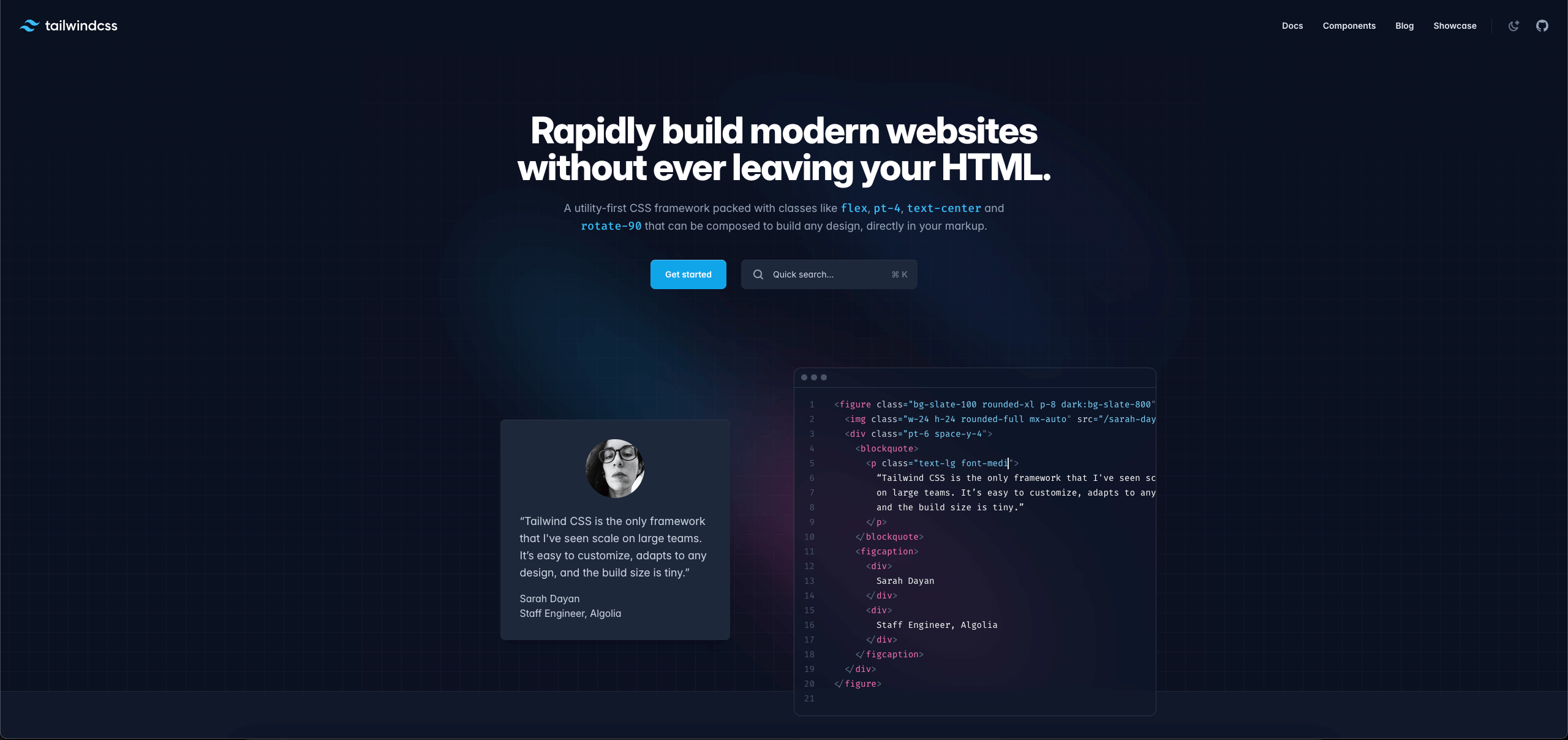 Tailwindcss teknolojisi görseli