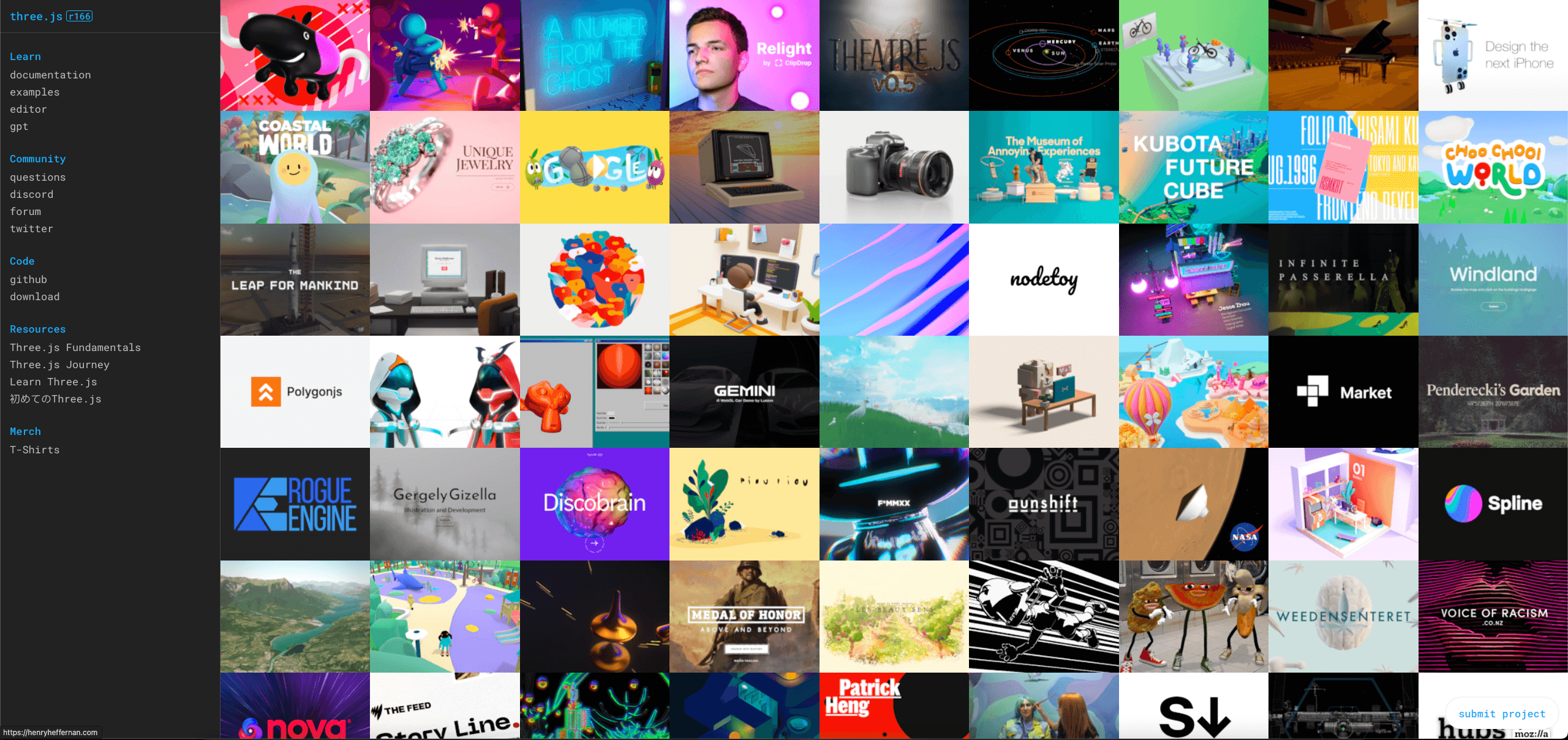 Three.js teknolojisi görseli